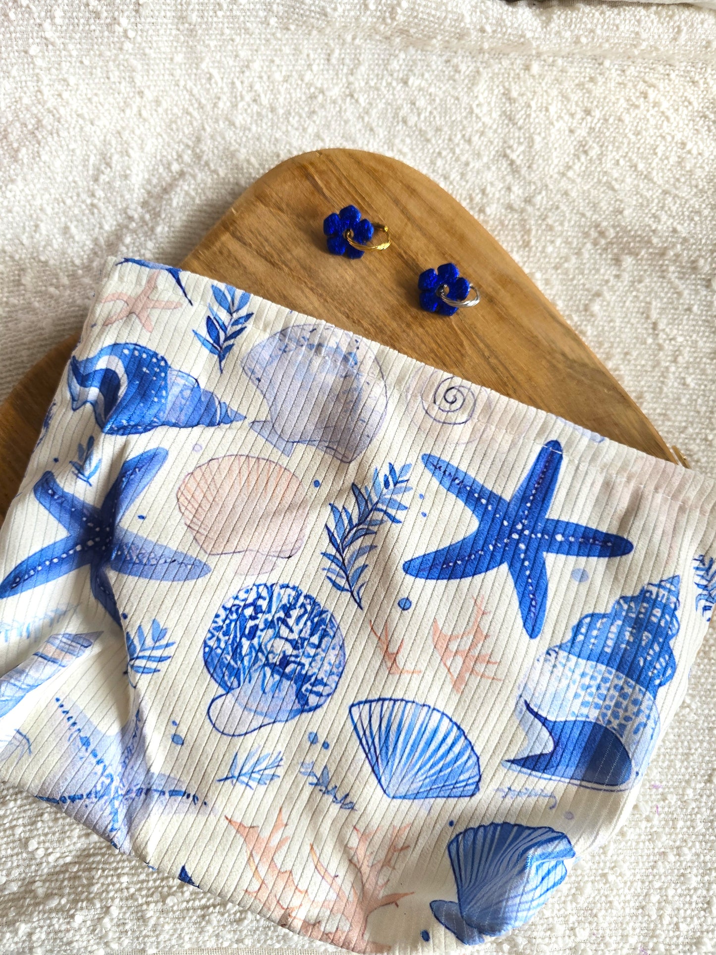 Box Pampilles Artisanales – trousse bleu Assorti (Sans Créoles)