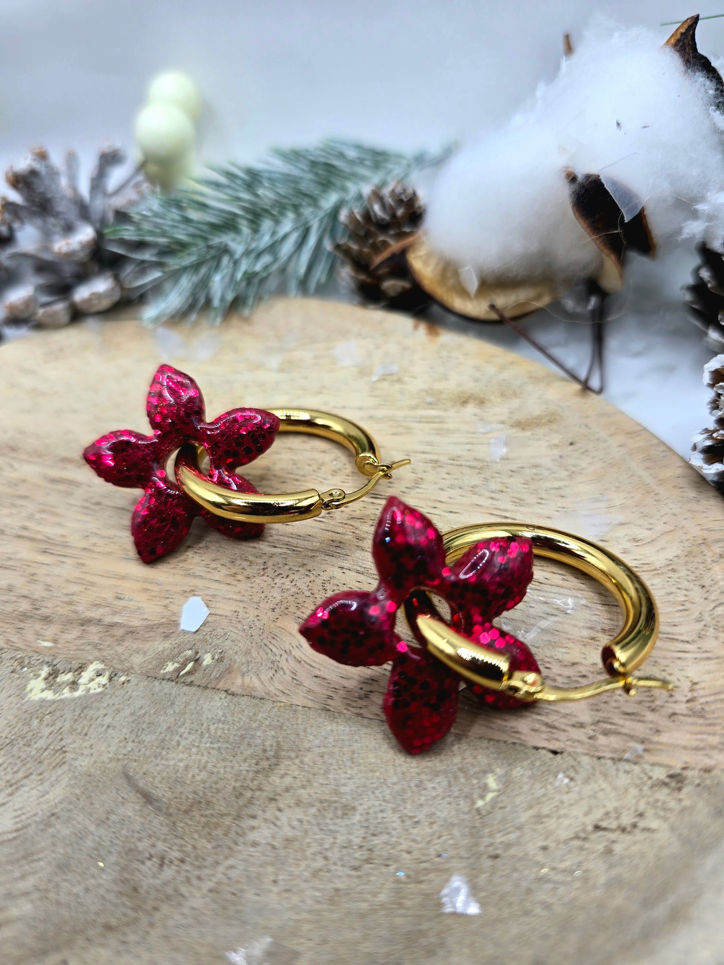 Julia rouge paillette