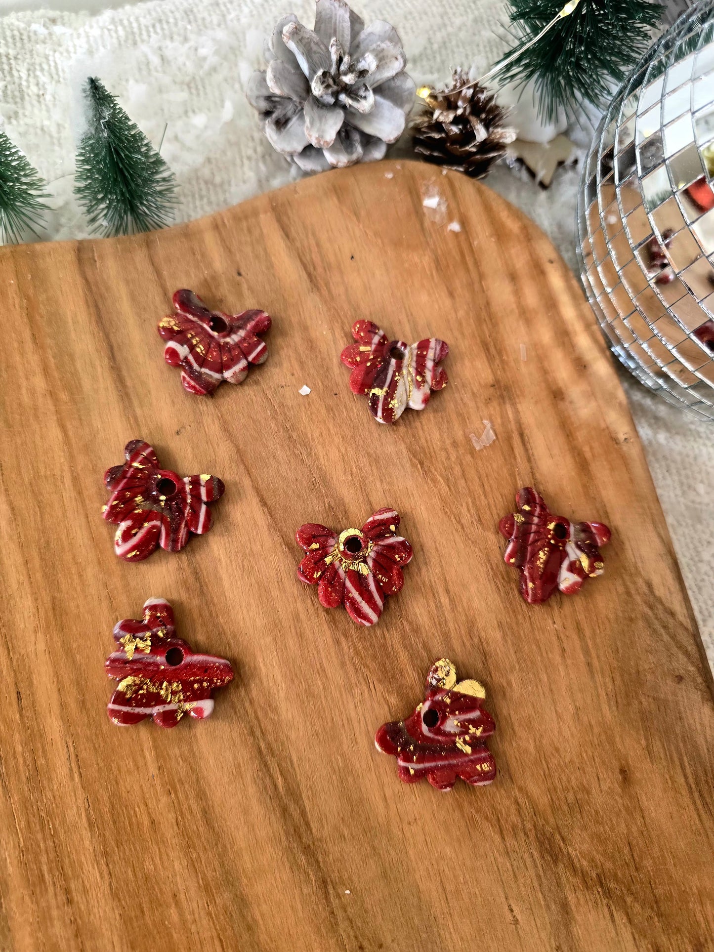 Natalia - rouge marbré