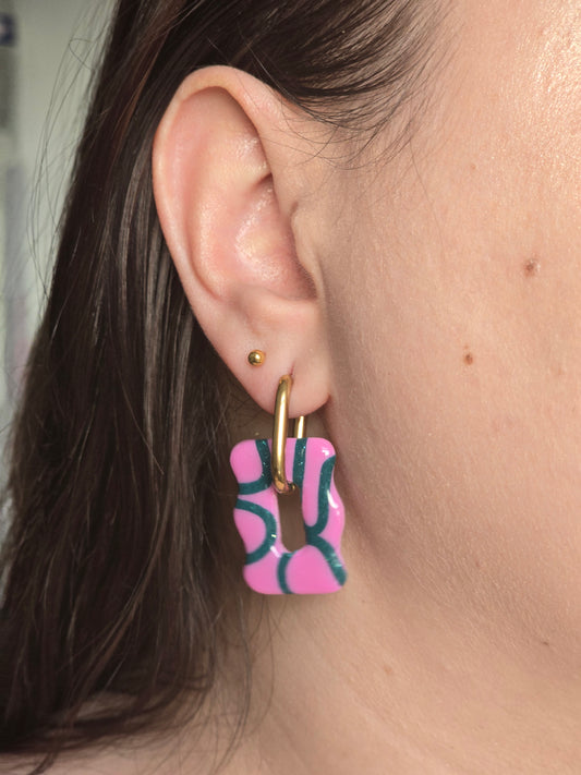 Erika - fushia et vert