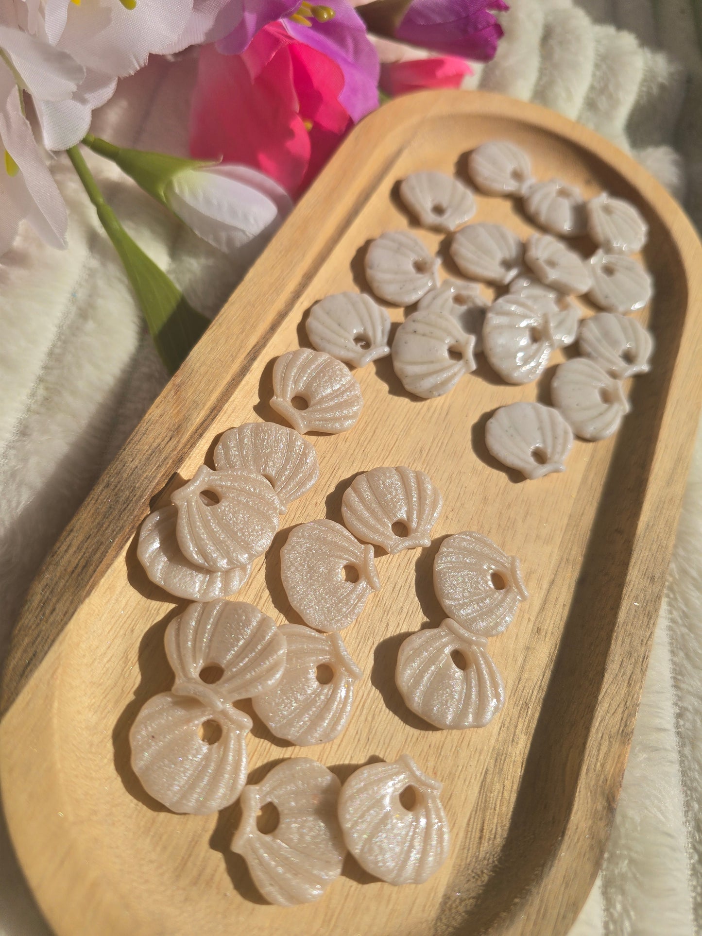 Coquillage - nacré beige 🌼