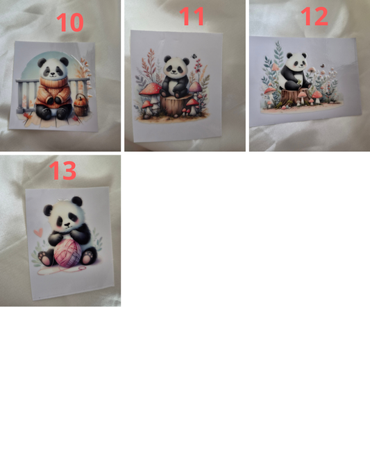 stickers pandas