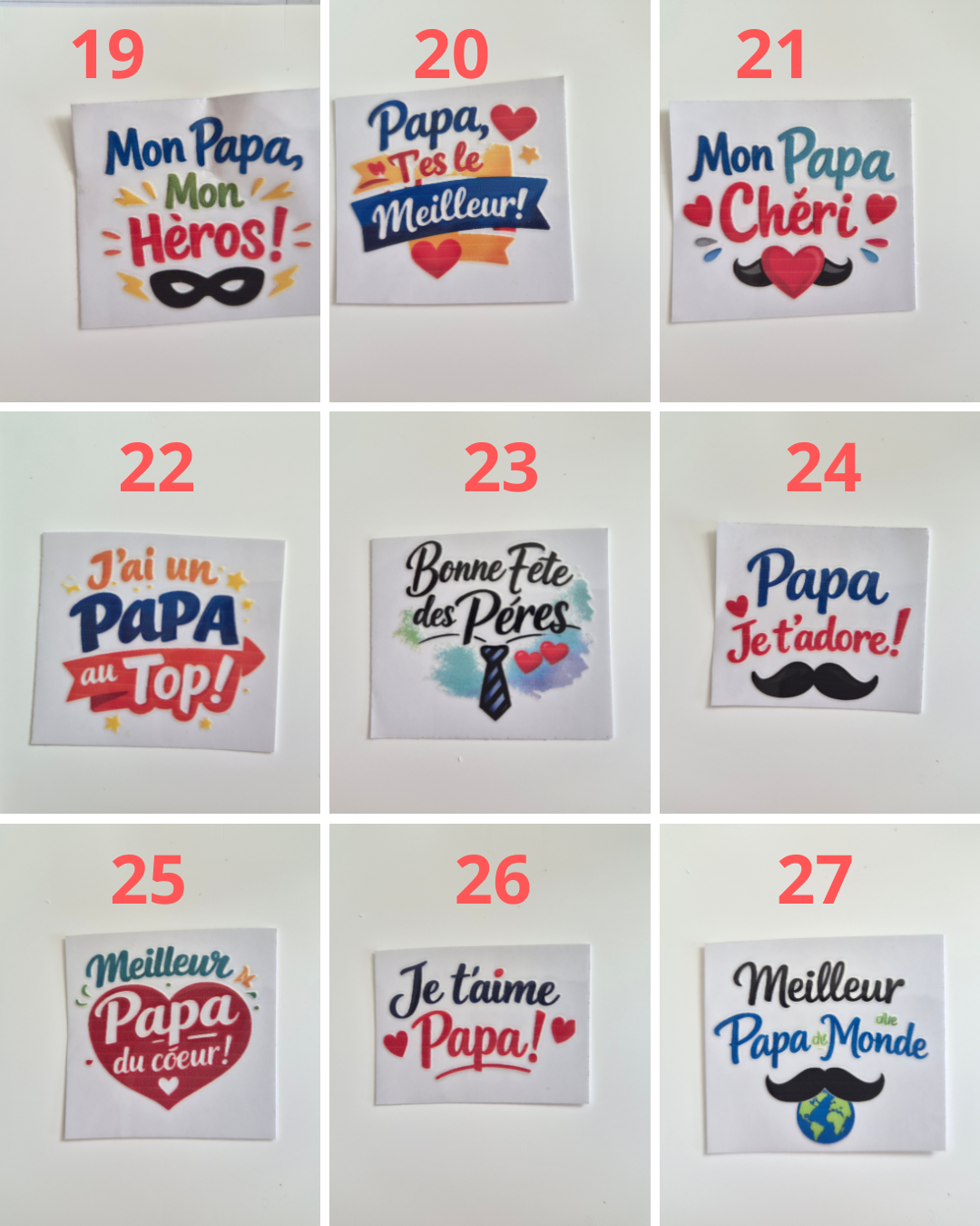 stickers fêtes des pères