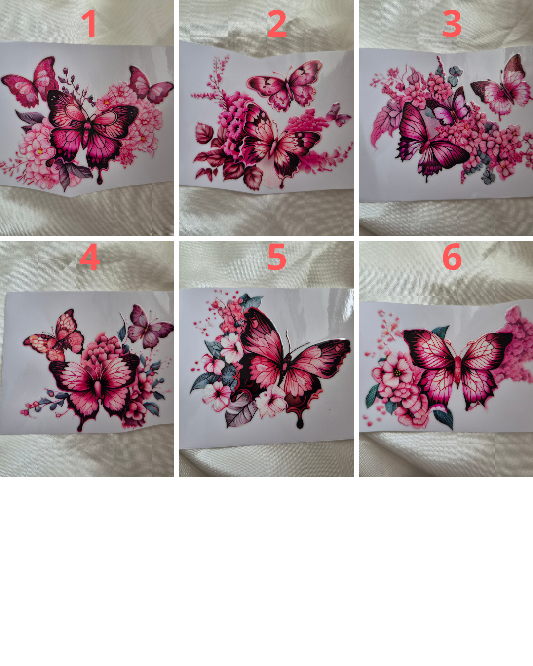 stickers papillons