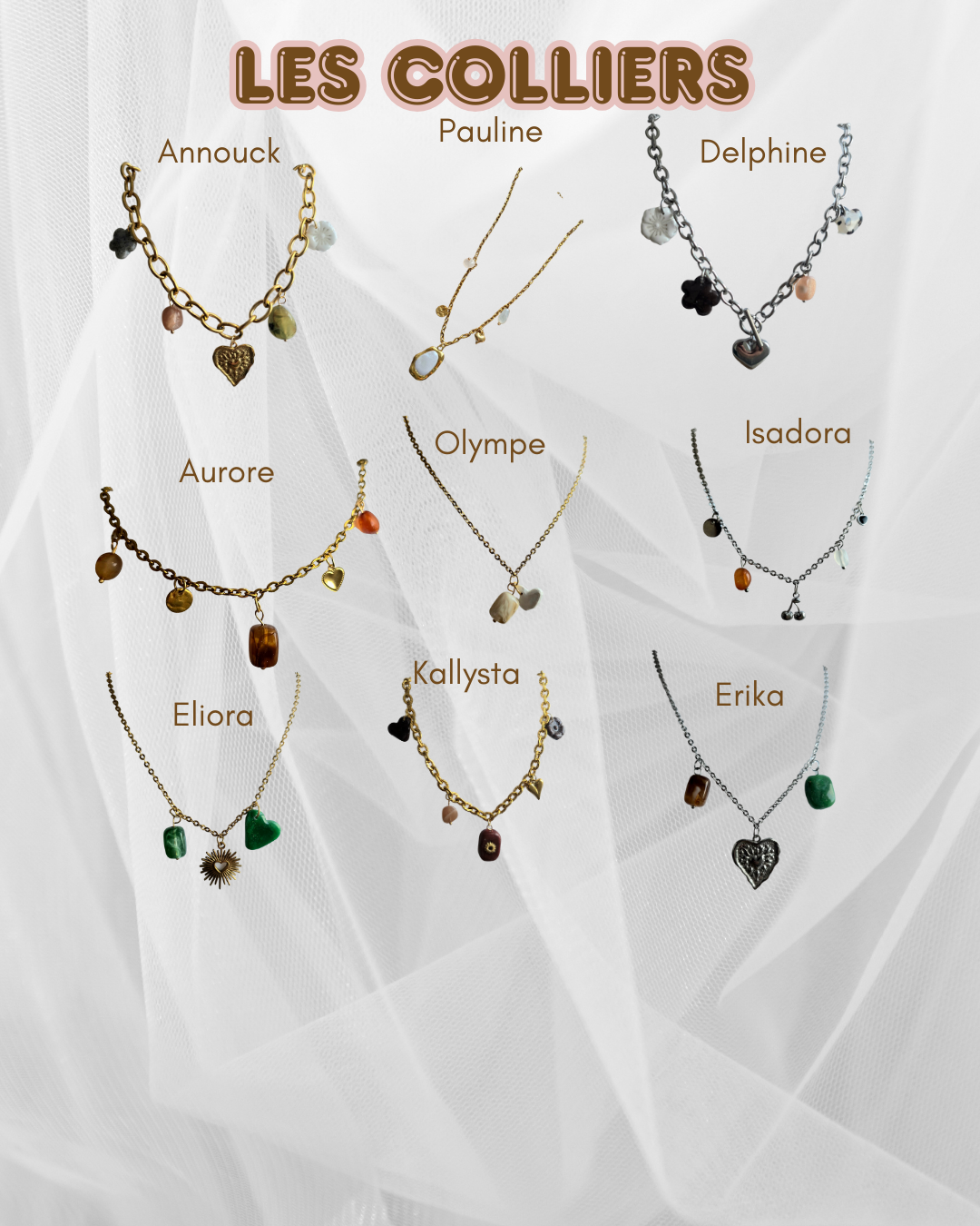 les colliers🤍
