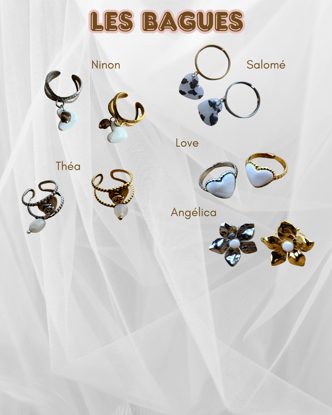 les bagues 🤍