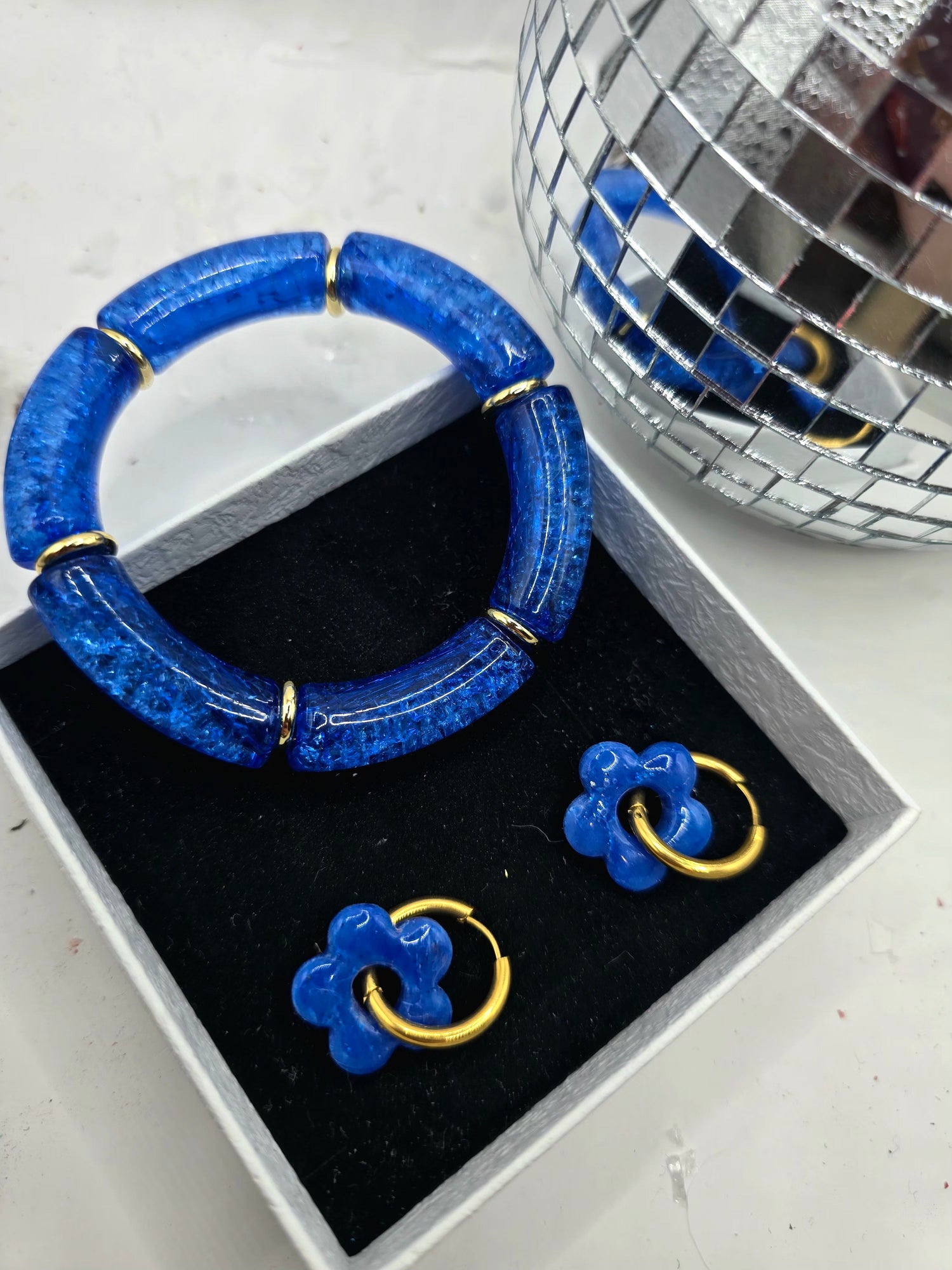 box bracelet + pampilles