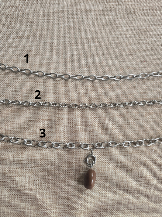 Chaine de colliers personnalisable avec fermoir Boué  -  DOREE ou ARGENTE