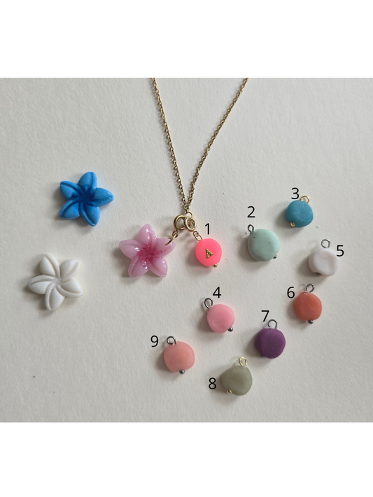 🌸Collier Léonie + perle personnalisable 🌸