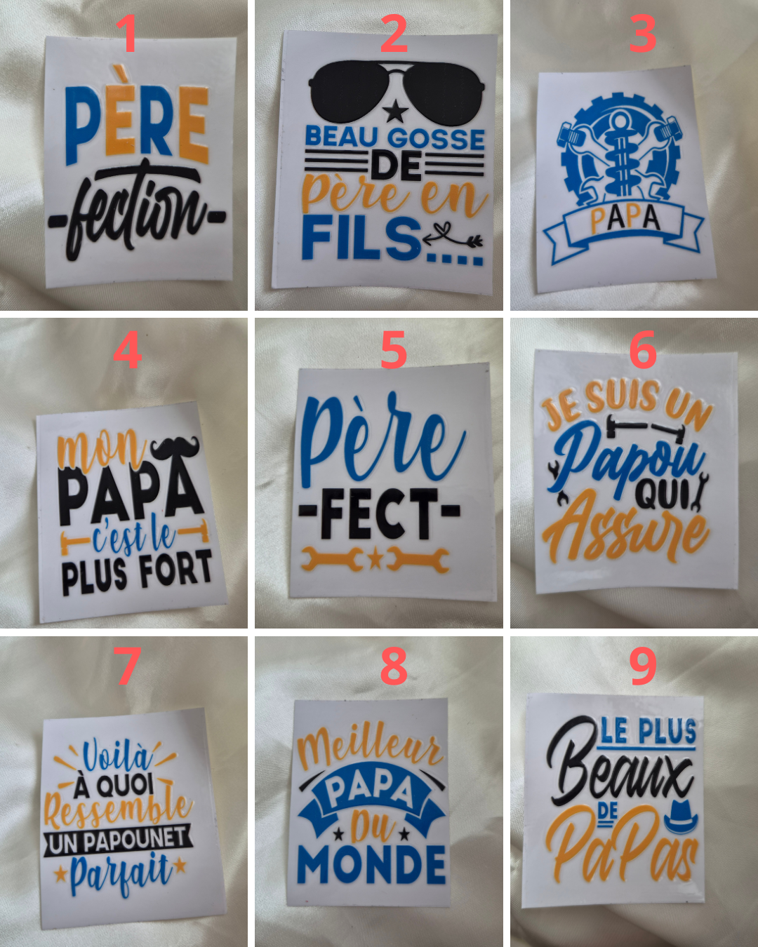 stickers fêtes des pères
