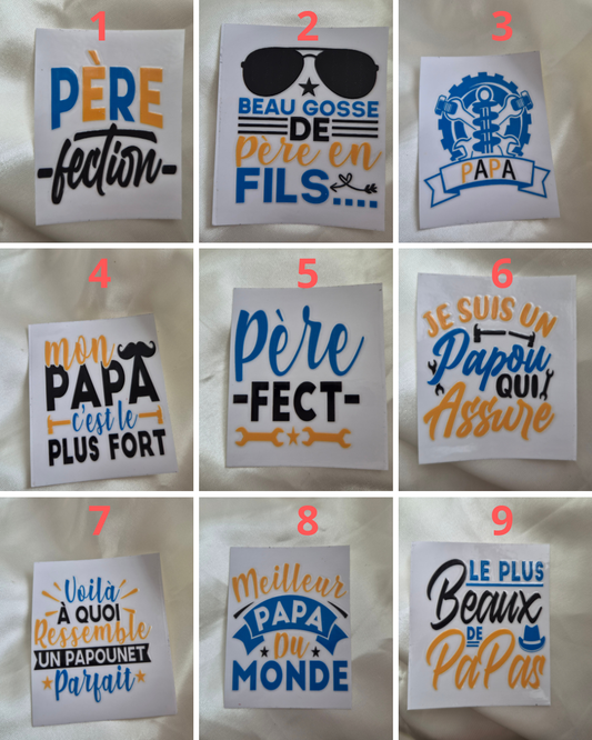 stickers fêtes des pères