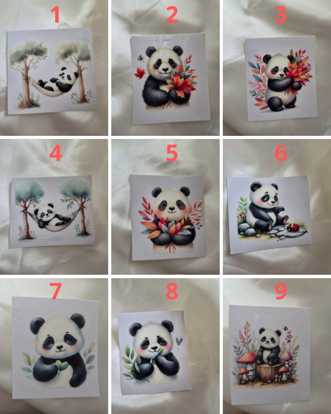 stickers pandas
