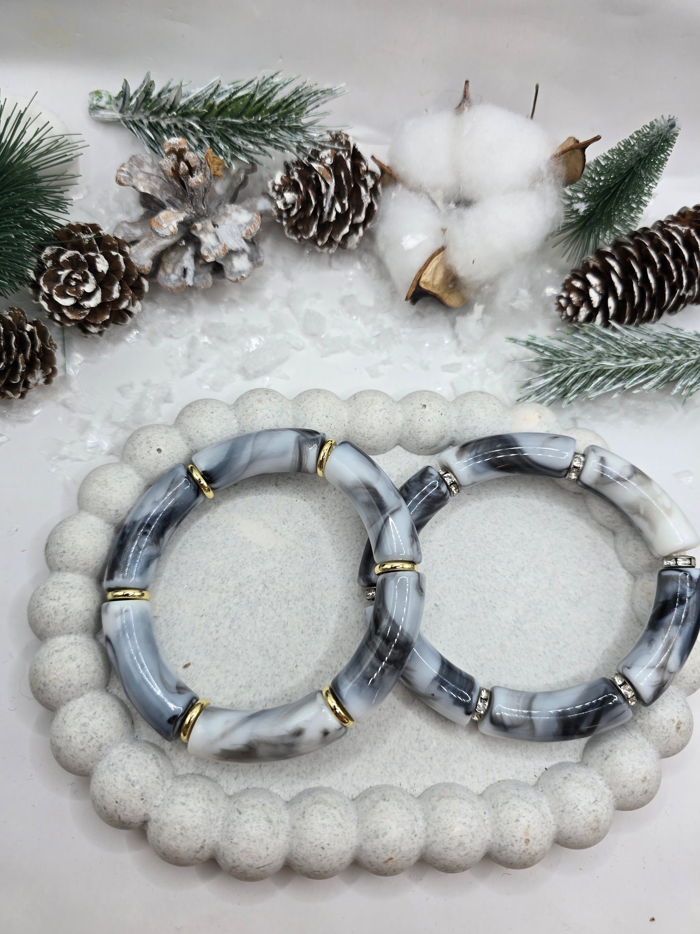 Le Virginia - gris marbré