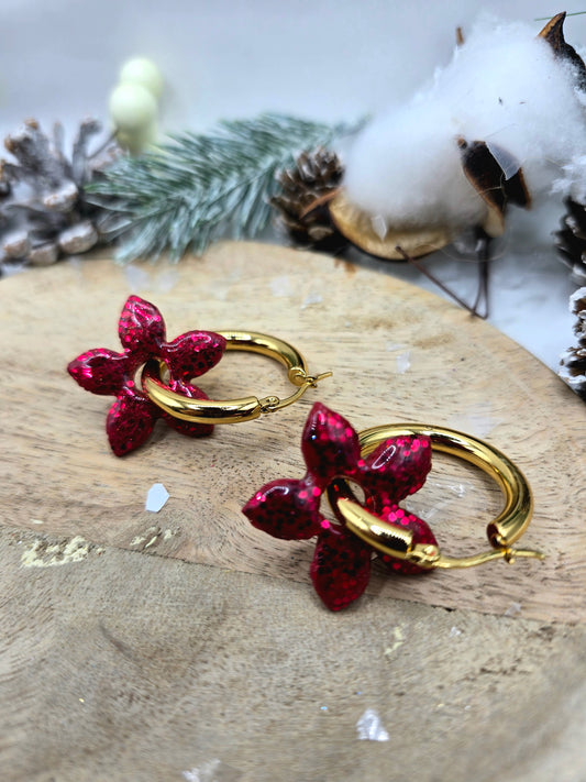 Julia rouge paillette