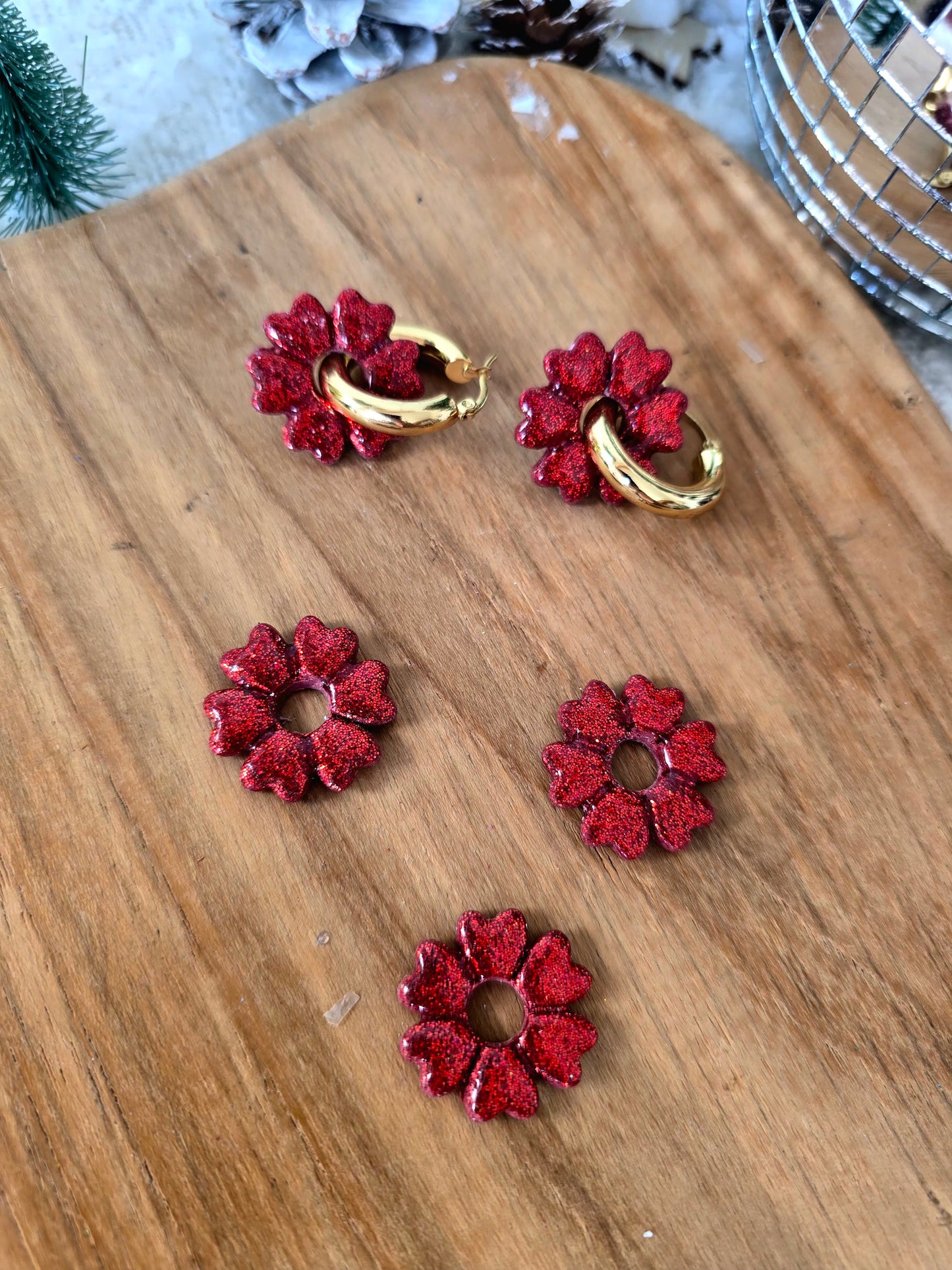 Marie - rouge pailletté