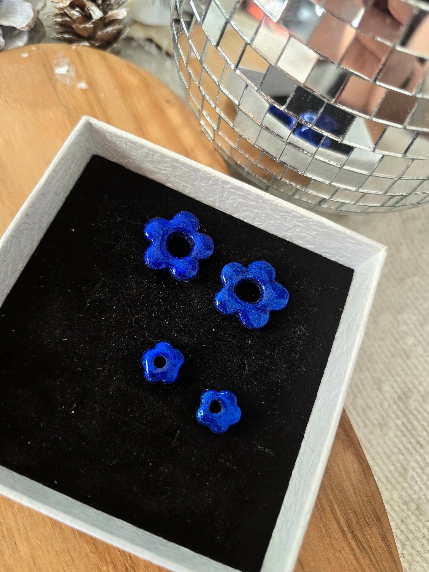 box mère fille bleu - sans créoles