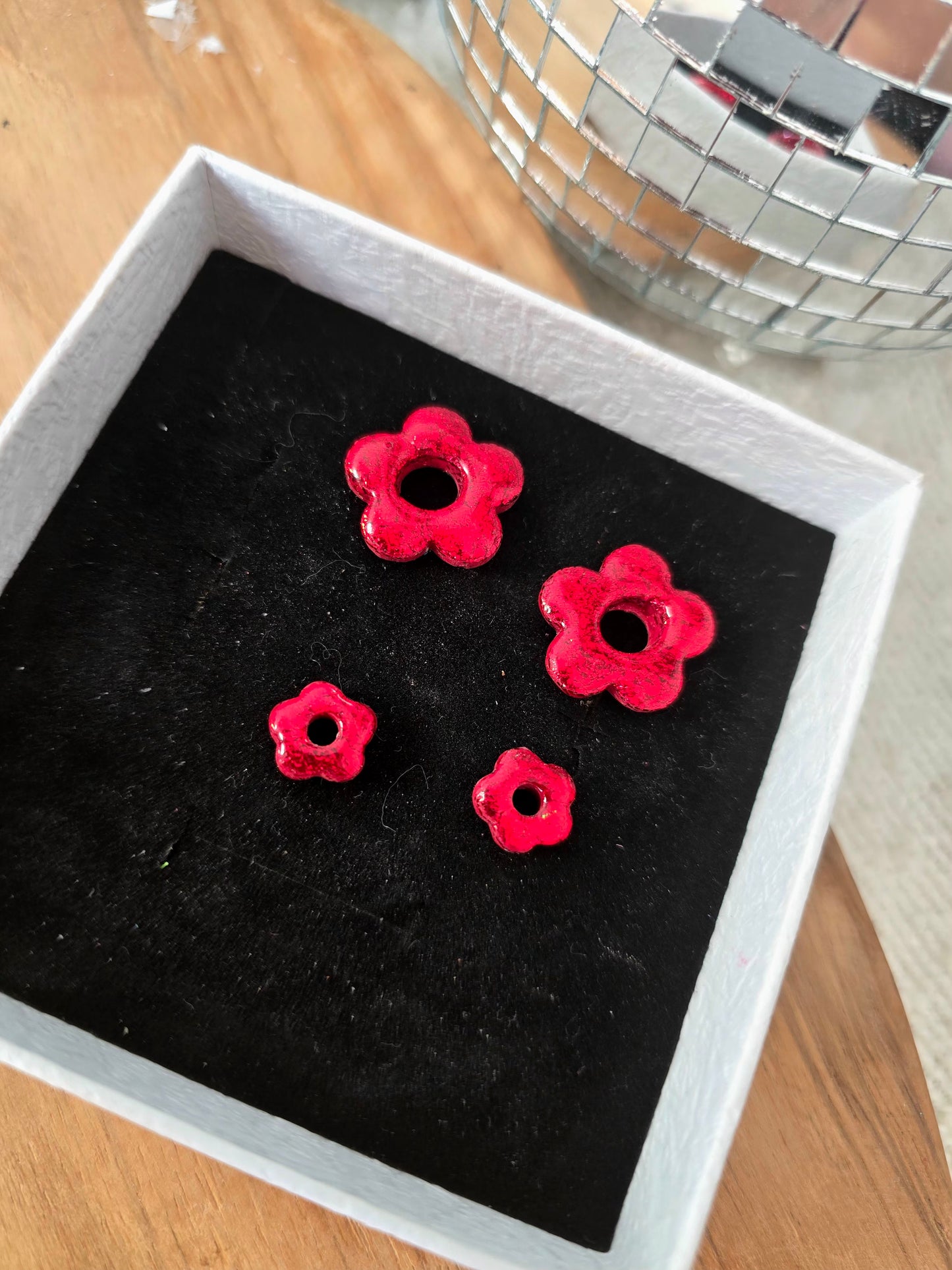 box mère fille Rouge - sans créoles