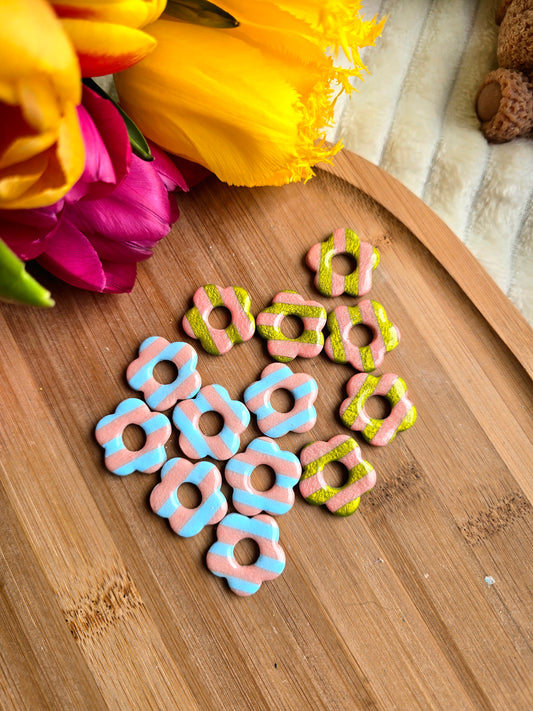 Maxi jade - rayé rose et bleu