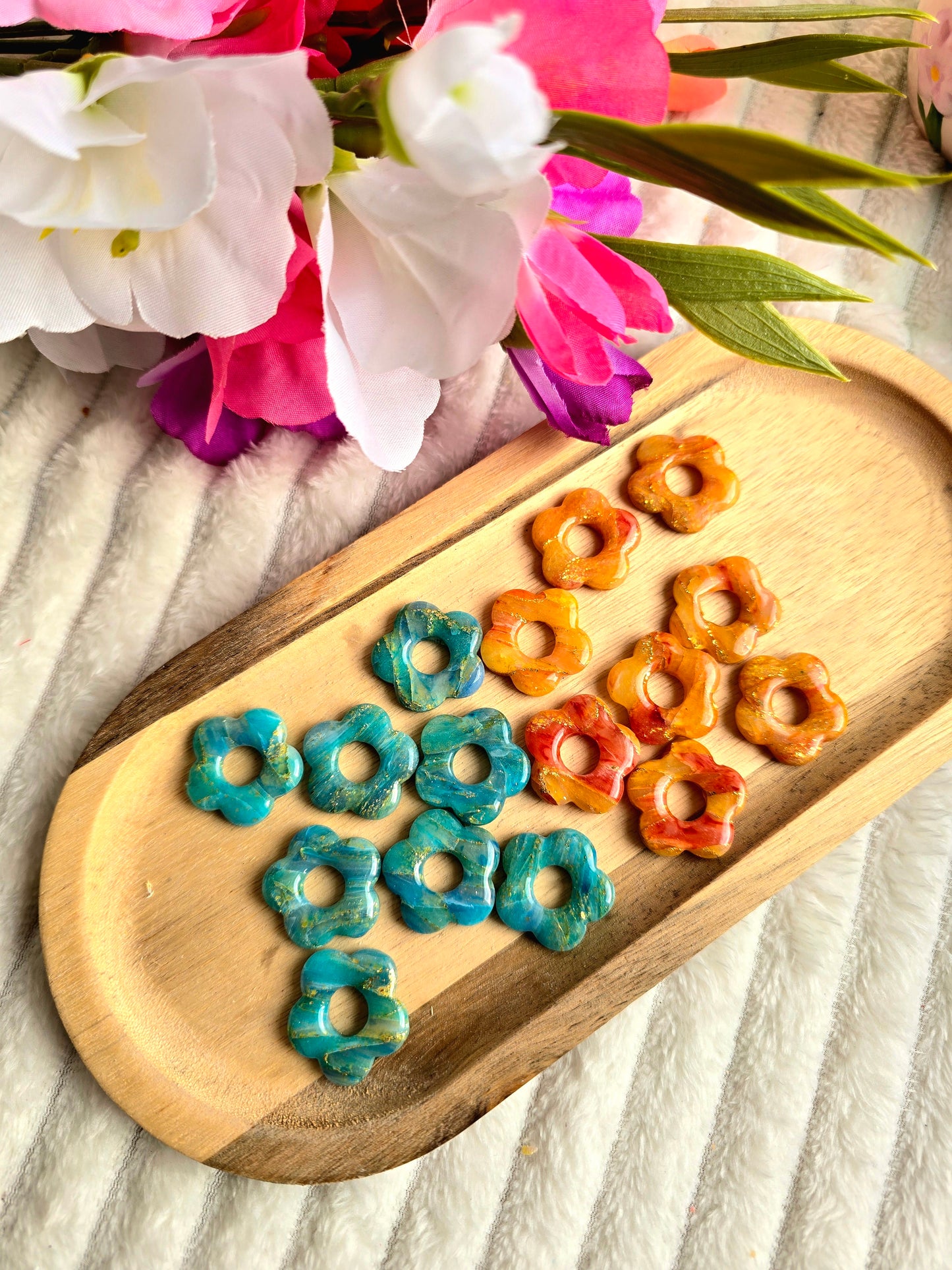 Maxi jade - marbré orange ou bleu