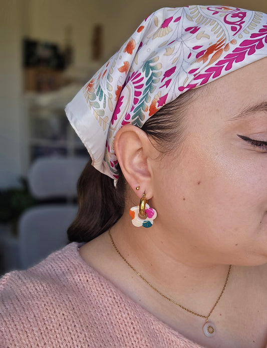 Box foulard + pampille