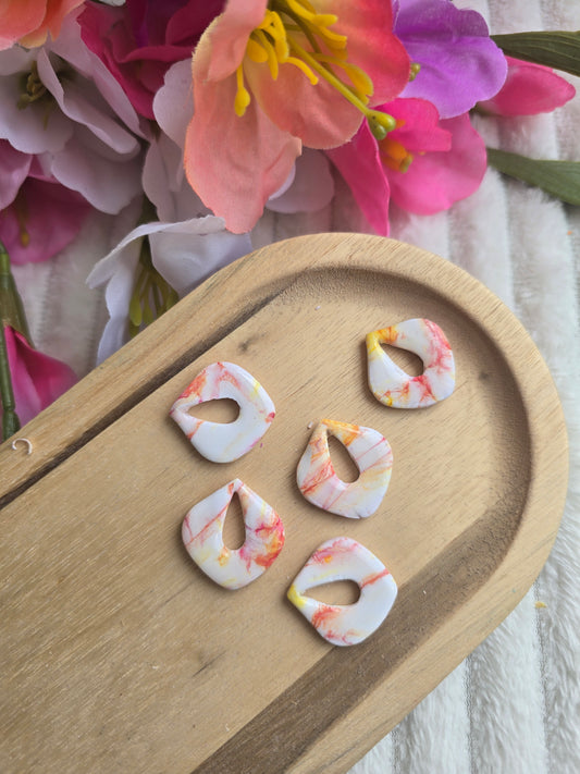 Ariane - marbré orangé