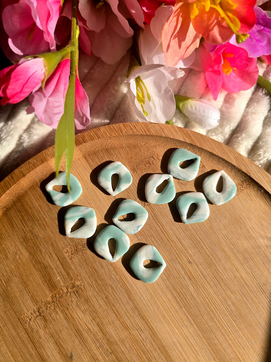 Ariane -  turquoise marbré