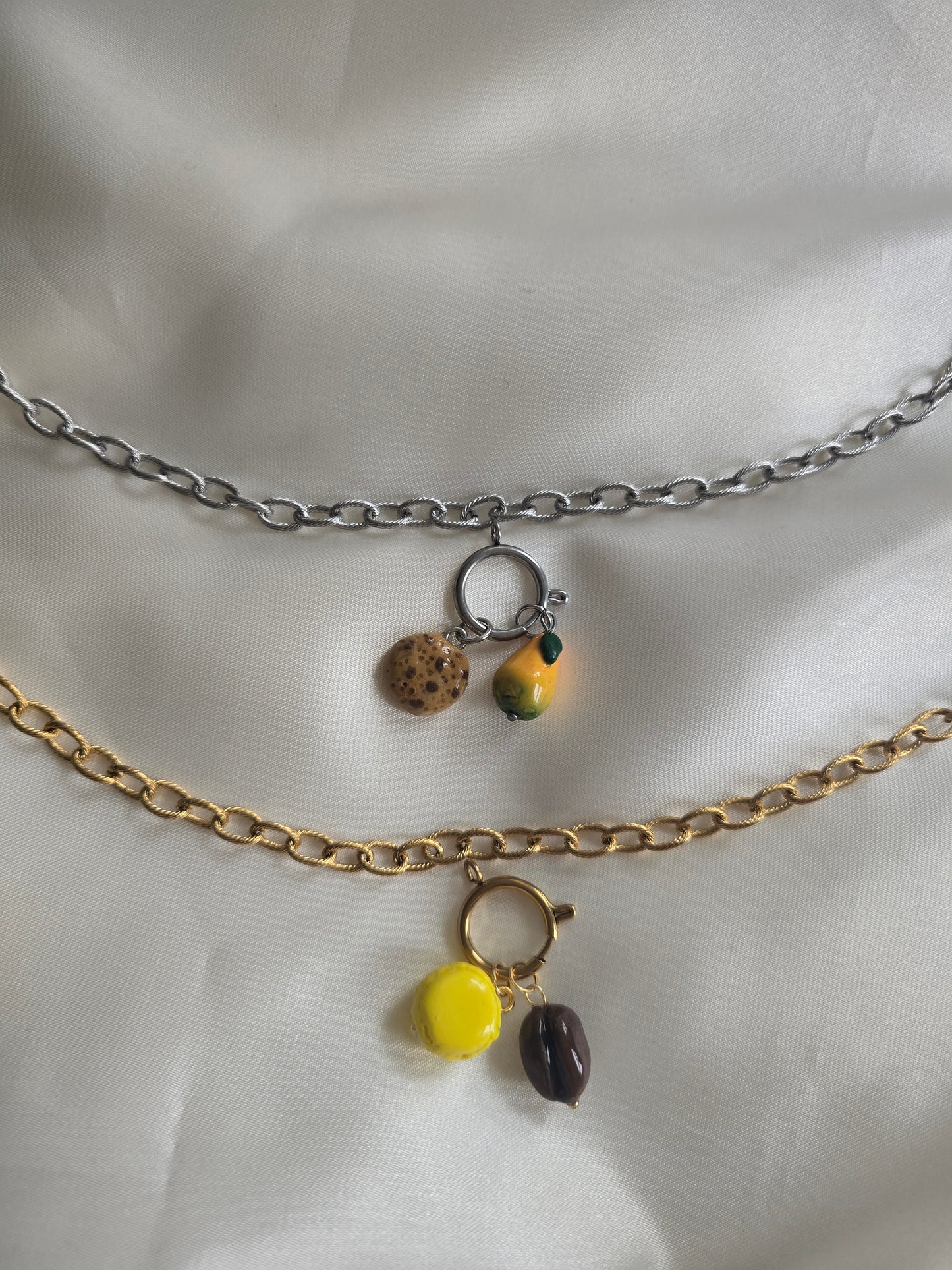 Chaine de colliers personnalisable avec fermoir Boué  -  DOREE ou ARGENTE