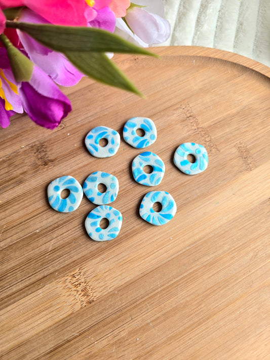 🌸 Maria motif bleu  🌸
