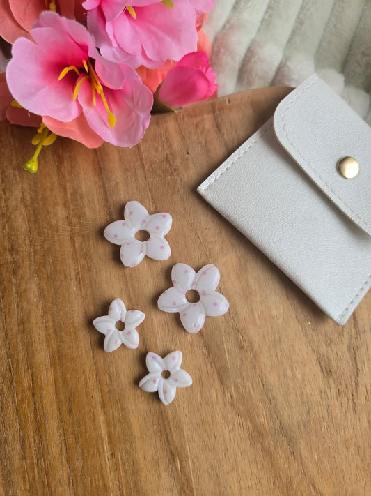 🌸Box Léonie blanc a pois rose 🌸
