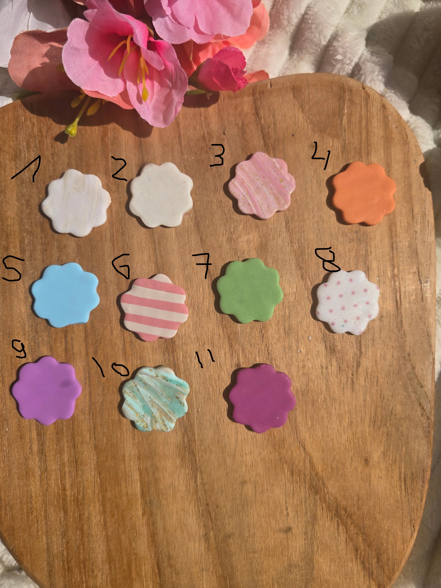 grande fleurs personnalisable interchangeable