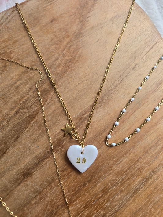Collier Love personnalisable 🌼