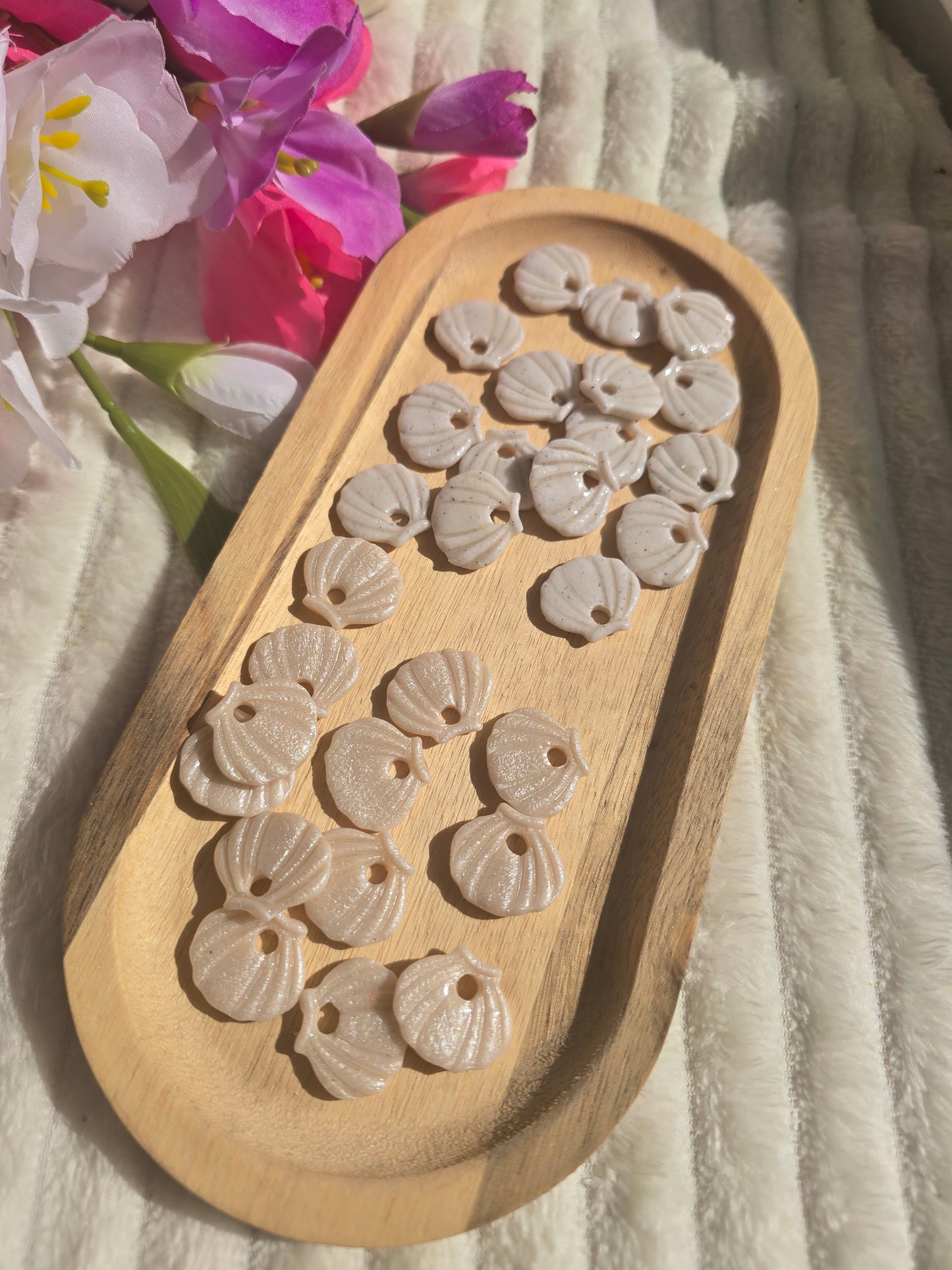 Coquillage - nacré beige 🌼
