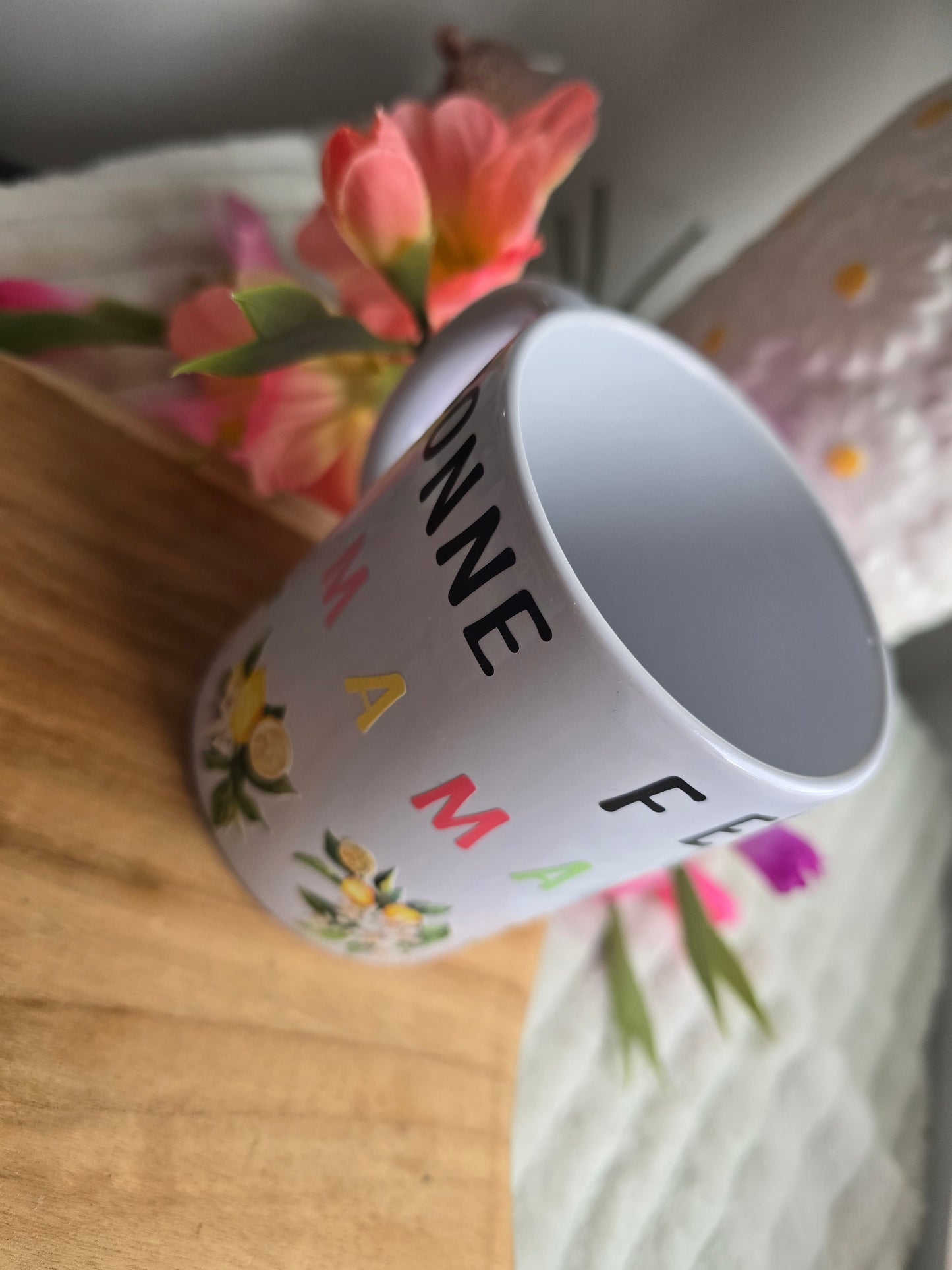 Tasse citron personnalisable 🌼