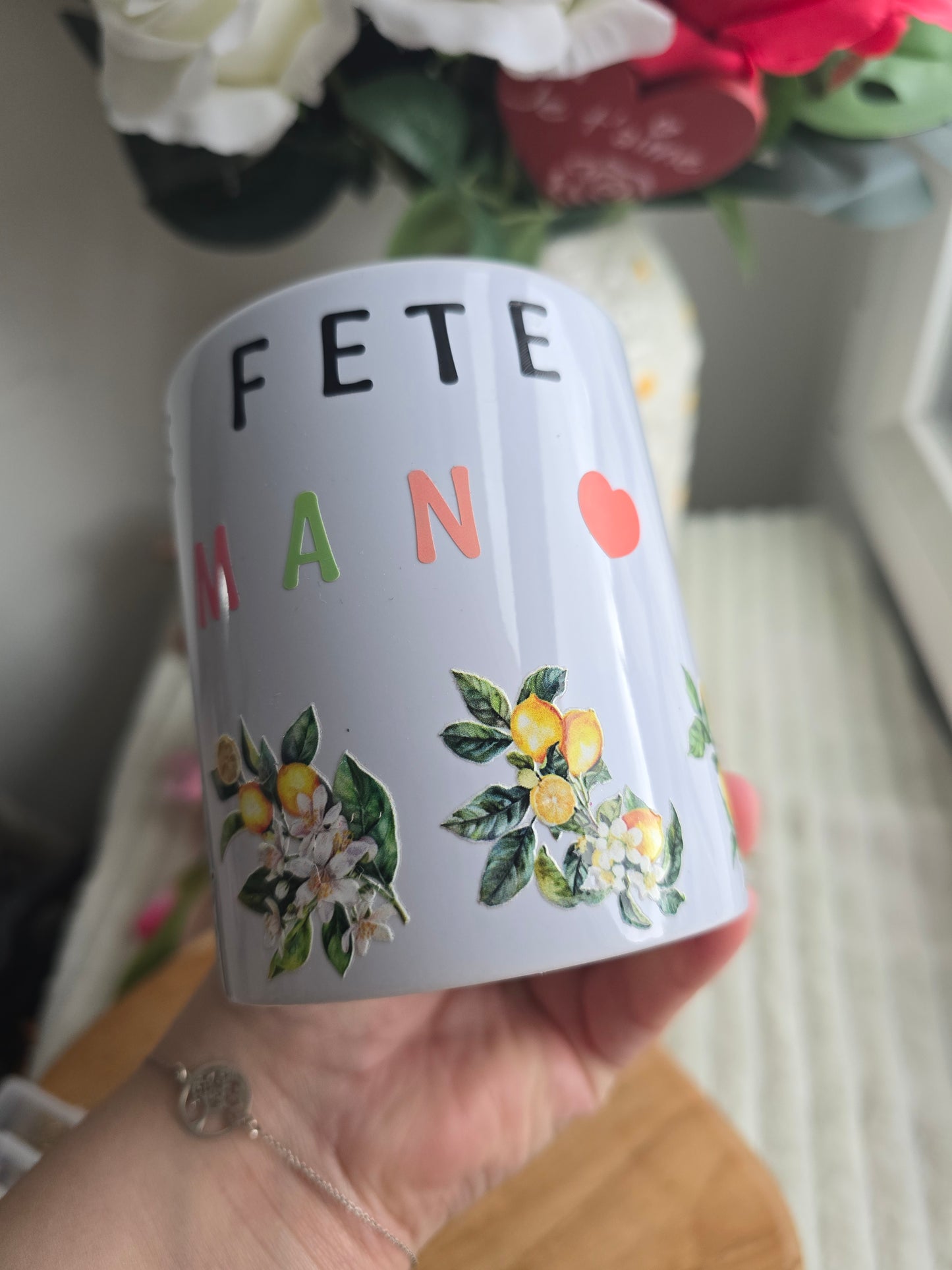 Tasse citron personnalisable 🌼