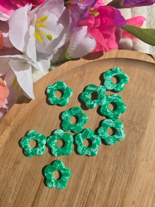 Maxi jade marbré vert