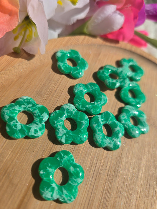Maxi jade marbré vert