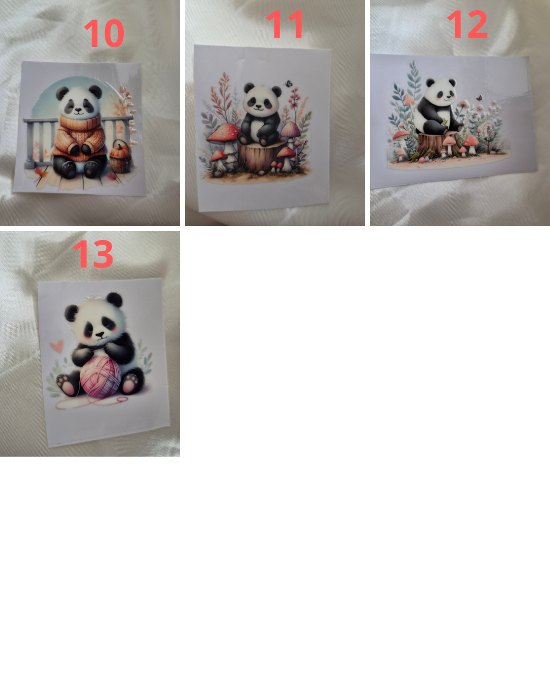 stickers pandas