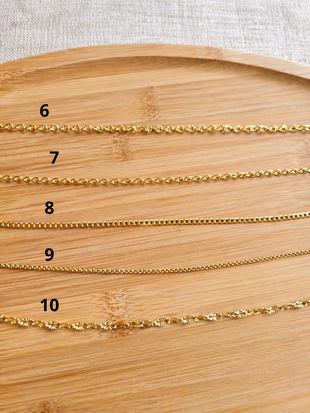 Chaine de colliers personnalisable avec fermoir Boué  -  DOREE ou ARGENTE