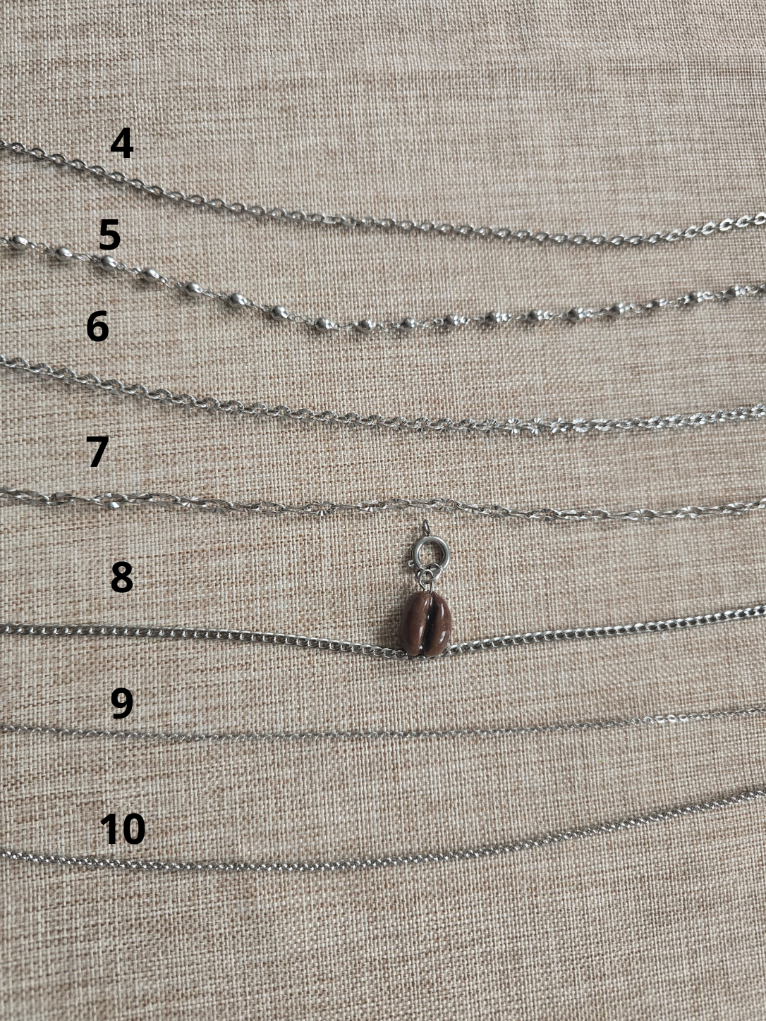 Chaine de colliers personnalisable avec fermoir Boué  -  DOREE ou ARGENTE