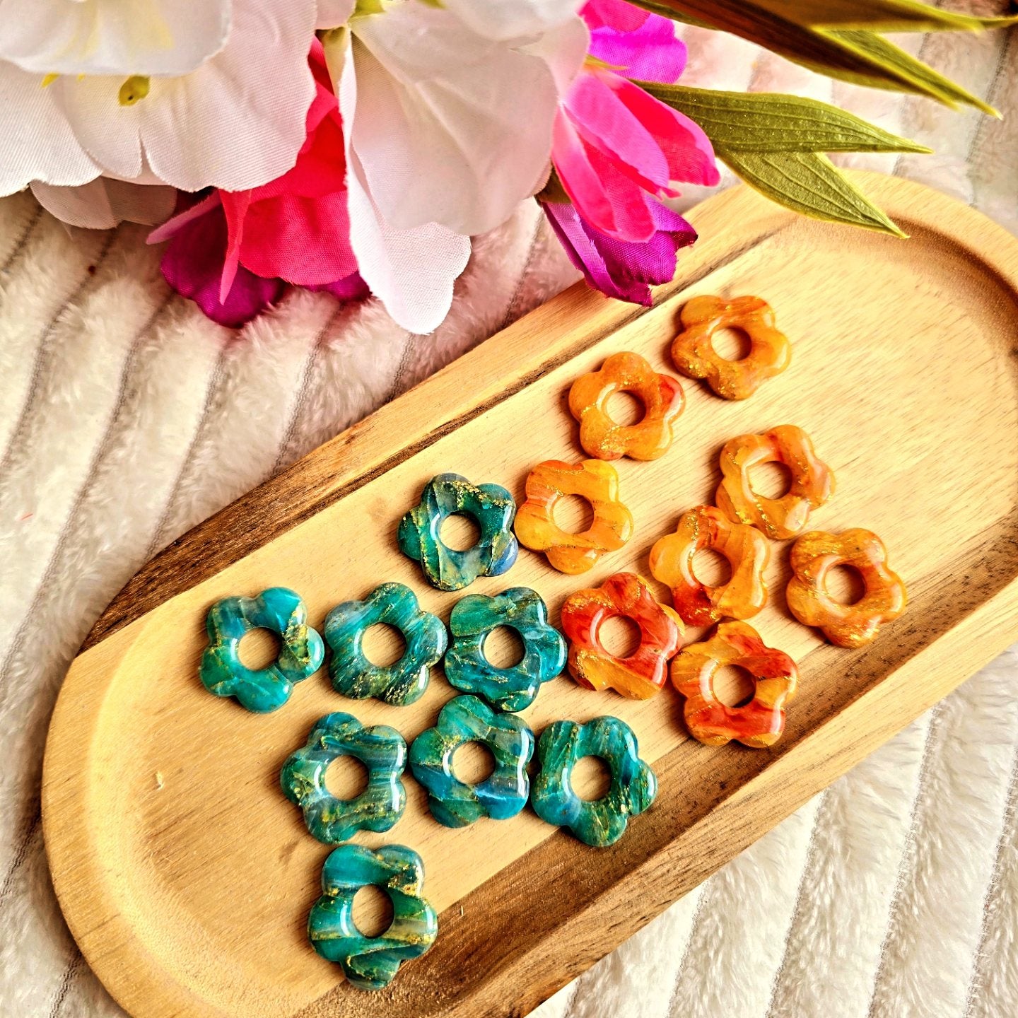 Maxi jade - marbré orange ou bleu