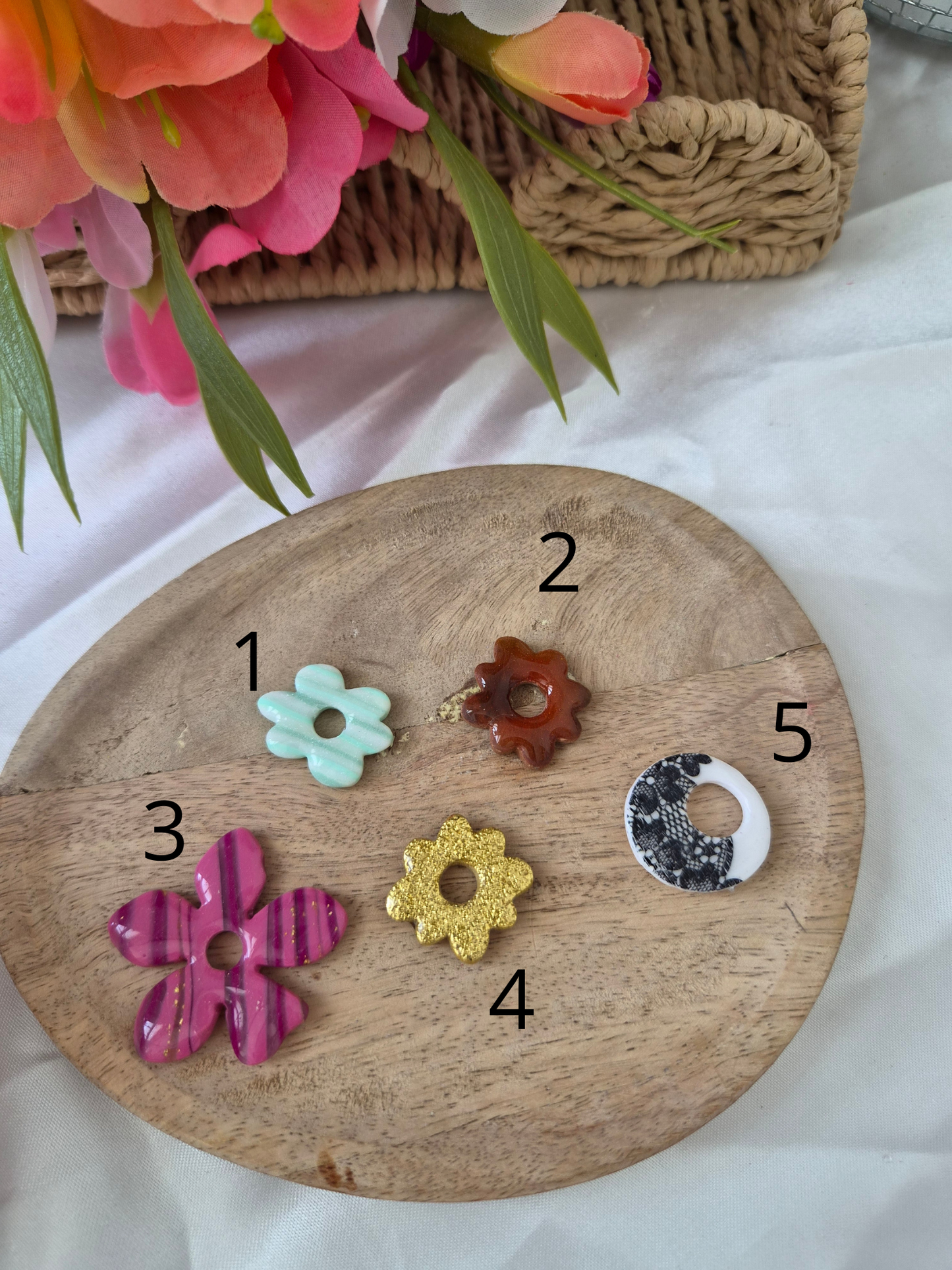 charm's bracelet interchangeable - fleurs 1