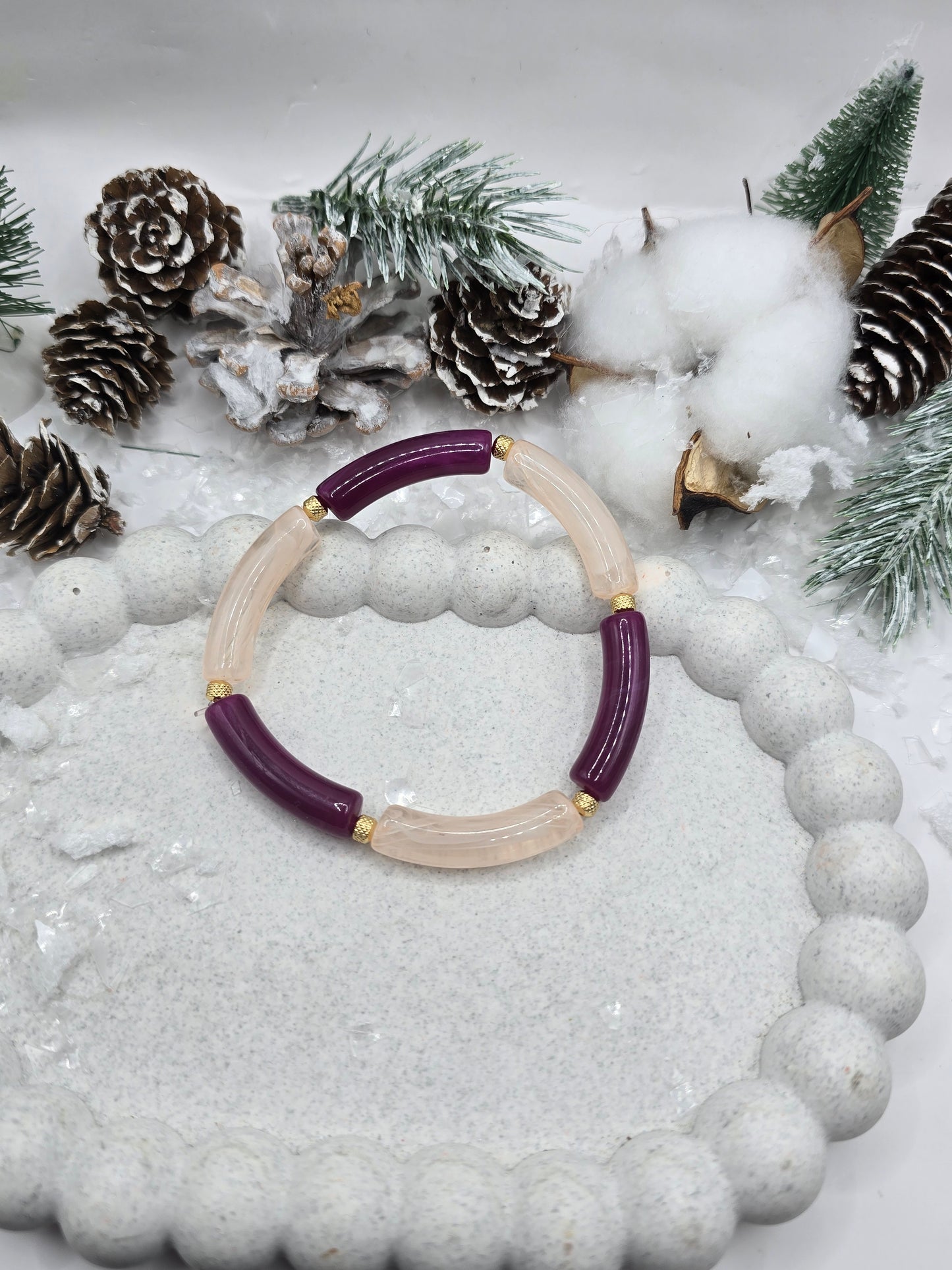 le Esmé - violine crème