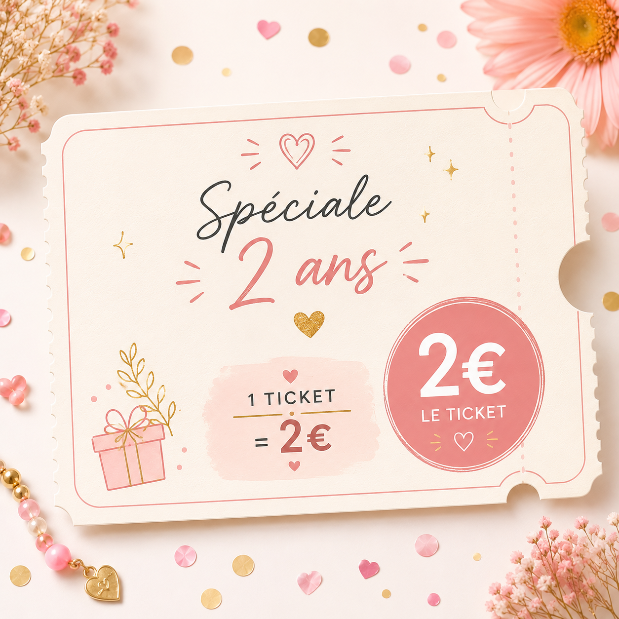 Ticket Anniversaire Surprise🌟🌟